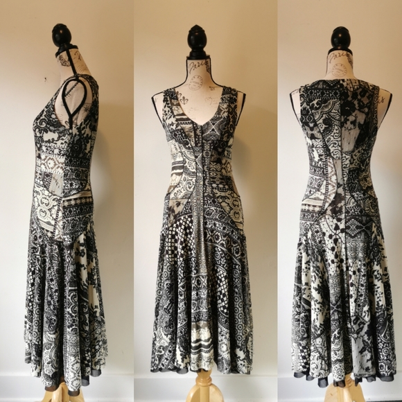 Vintage FUZZI Jean Paul Gaultier  polyamide nylon dress - Picture 7 of 10